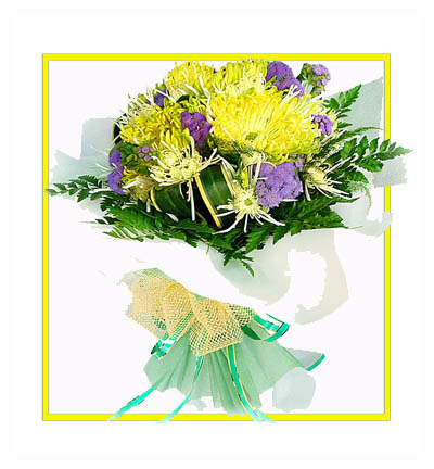 Cheerful Yellow Gerberas Delight