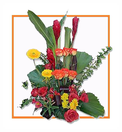 Gerbera Gladioli Flower Bouquet