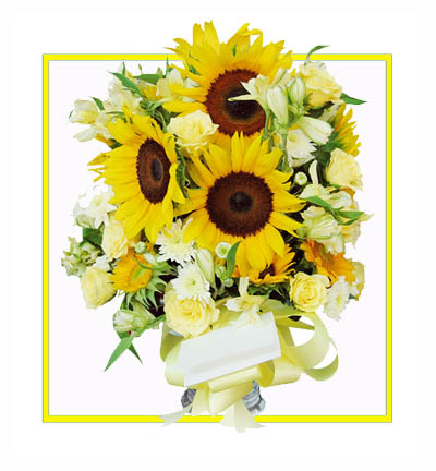 Sunflowers Basket