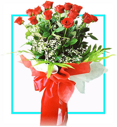 [N-12-R-R-1] Mesmerising Red Roses Bouquet