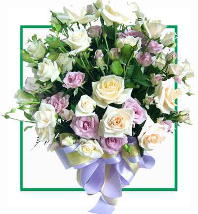 [N-20-P-R-1] Baroque Peach Roses Gift