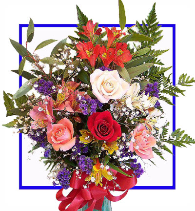 [IF-N-12-RYOP-R-1] Assorted Dutch Rose Bouquet